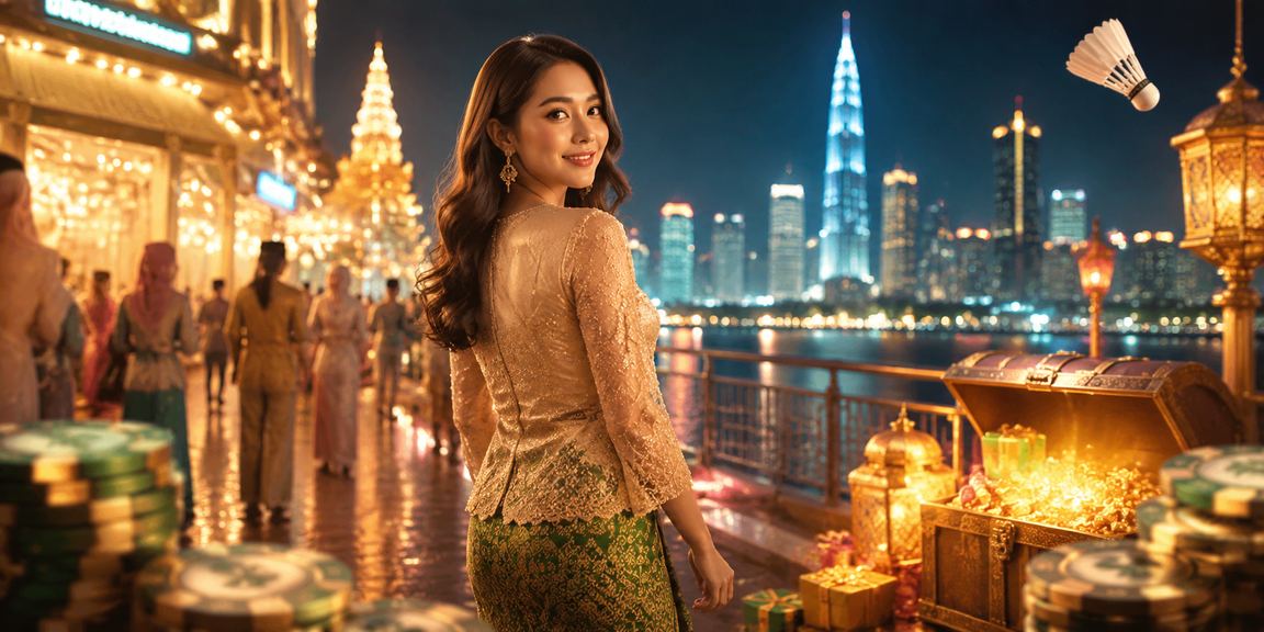 Pusat bandar Kuala Lumpur dengan fokus permainan pertaruhan